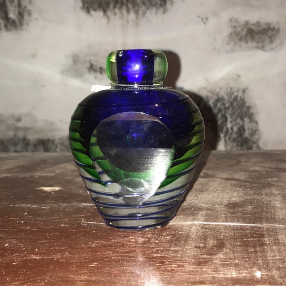 Authentic Murano Glassware. Clear, blue, and green - Picture 2 of 7